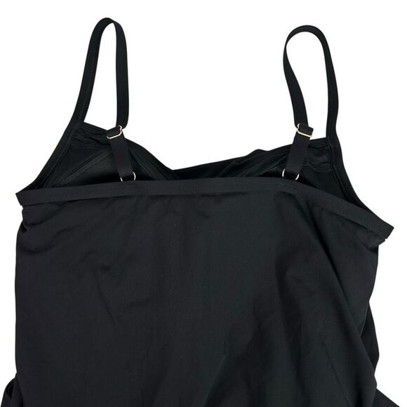 Lands End Women’s Black Swim Dress size 12 - Picture 5 of 7